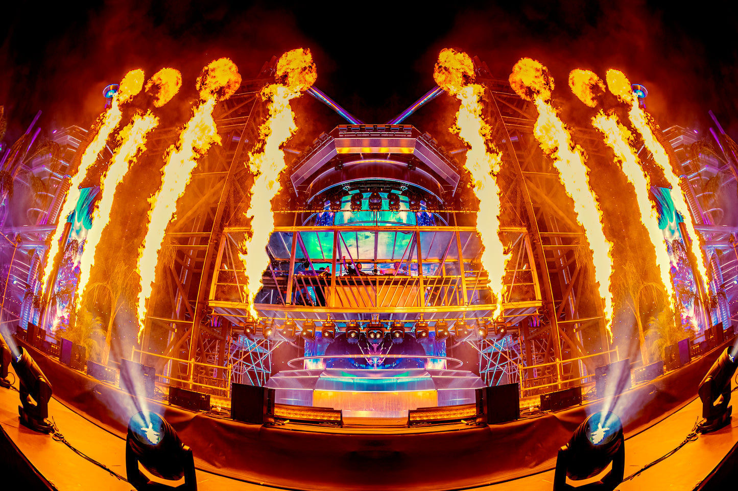 GRIZTRONICS AT EDC LAS VEGAS 2023 | FIRE PILLAR PRINT (LIMITED EDITION)