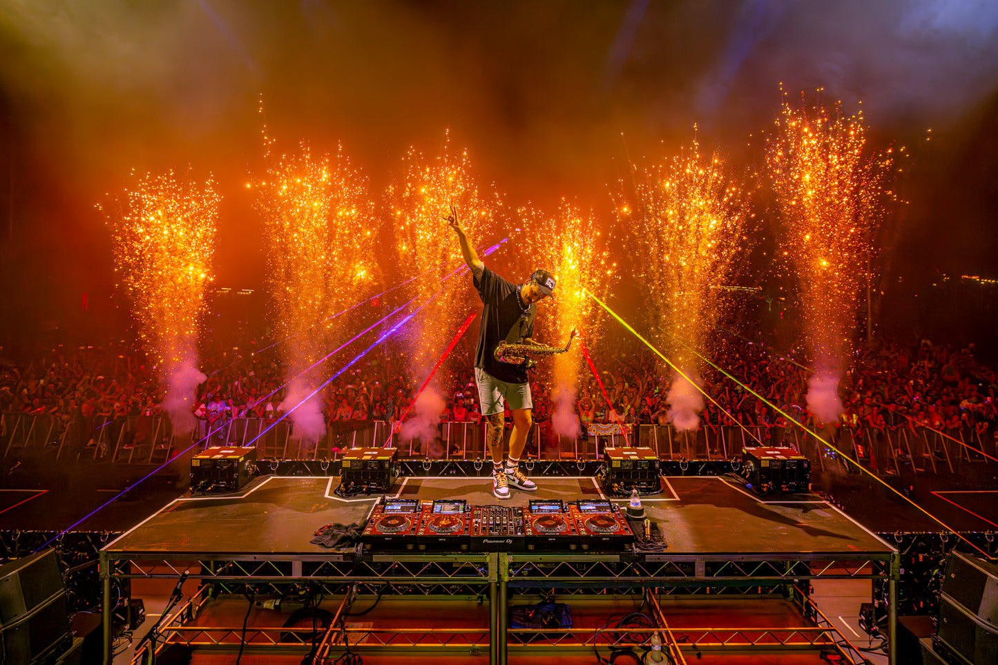 GRIZ AT GRIZMAS IN JULY 2023 | LAZER SPARKLE PRINT (LIMITED EDITION)