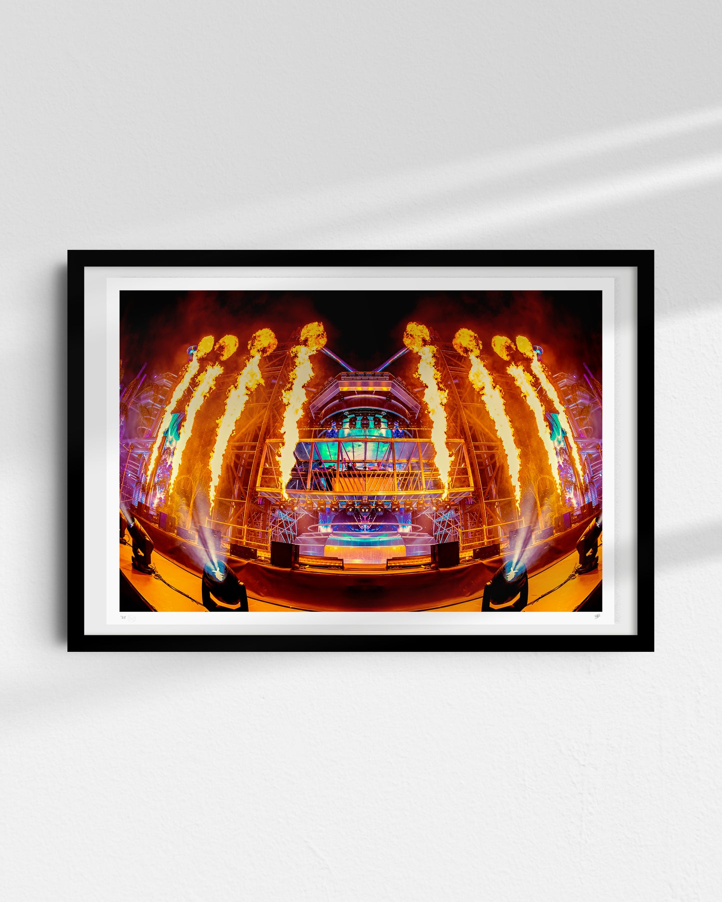 GRIZTRONICS AT EDC LAS VEGAS 2023 | FIRE PILLAR PRINT (LIMITED EDITION)