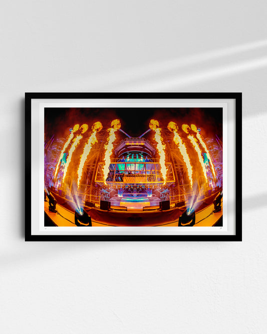 GRIZTRONICS AT EDC LAS VEGAS 2023 | FIRE PILLAR PRINT (LIMITED EDITION)