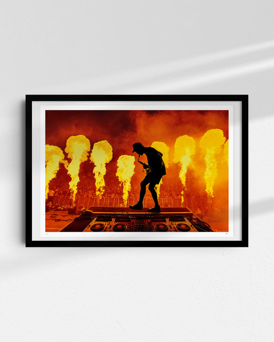 GRIZ ON FIRE PRINT